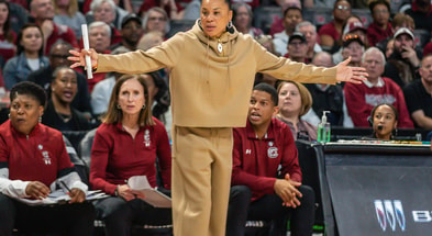 Everything Dawn Staley said following South Carolina's win over North Carolina March 24 2024 Credit Montez Aiken Gamecock Central