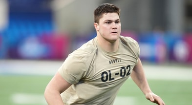 Former Notre Dame left tackle Joe Alt is a top NFL Draft prospect - © Kirby Lee-USA TODAY Sports