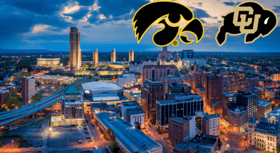 The Hawkeyes and Buffaloes will face off in Albany. (Photo by WeBuildValue)