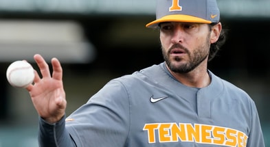 Tennessee baseball coach Tony Vitello. Credit: George Walker IV / Tennessean.com / USA TODAY