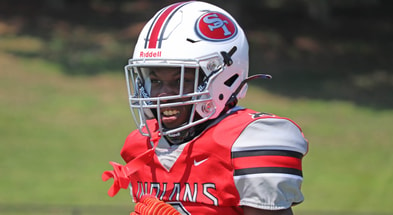 Four-star WR and South Carolina target Lex Cyrus is pictured on the field (Photo Credit: Ryan Snyder | BWI)
