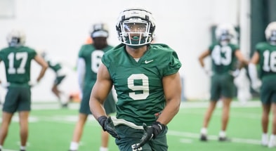 Michigan State defensive end Jalen Thompson