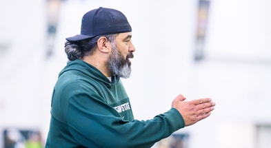 Michigan State defensive line coach Legi Suiaunoa