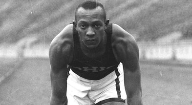 Jesse Owens, photo courtesy of Ohio State track and field/cross country