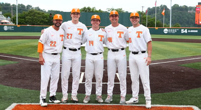 Tennessee 2024 Baseball Seniors. Credit: UT Athletics