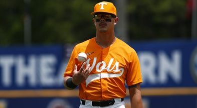 Tennessee outfielder Hunter Ensley. Credit: UT Athletics