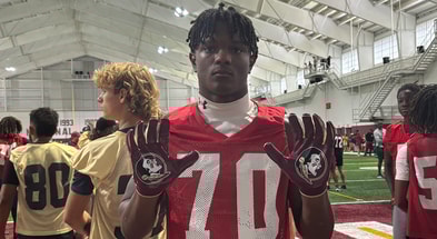 Derrek Cooper at Florida State Camp (Matt LaSerre/Warchant)