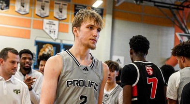 Michigan signee Winters Grady is one of the best shooters in the 2025 class. Photo provided by Prolific Prep.