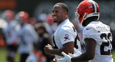 nick chubb browns minicamp