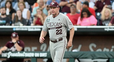 Jim Schlossnagle, Texas A&M Baseball | Steven Branscombe-USA TODAY Sports