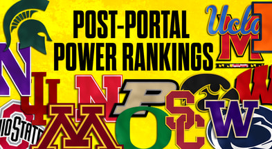 We rank the top teams in the Big Ten after the transfer portal chaos.