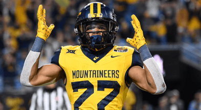 West Virginia running back Jahiem White