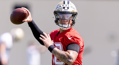 New Orleans Saints QB Spencer Rattler