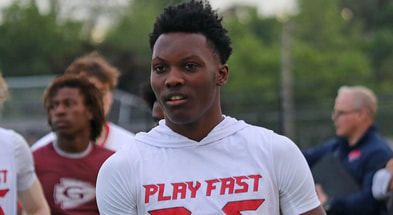The South Carolina Gamecocks have landed four-star WR Lex Cyrus, pictured at a camp (Photo: Ryan Snyder | On3)