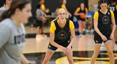 Lucy Olsen has been a perfect addition to the Hawkeyes roster. (Photo by Dennis Scheidt)