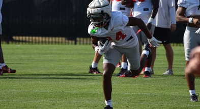 Jermaine Mathews by Matt Parker -- Lettermen Row --