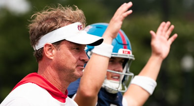 Ole Miss HC Lane Kiffin, QB Jaxson Dart