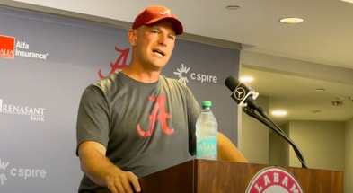 Alabama coach Kalen DeBoer