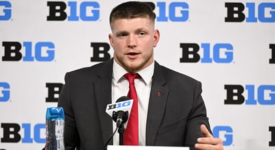 Ohio State EDGE Jack Sawyer at Big Ten Media Days