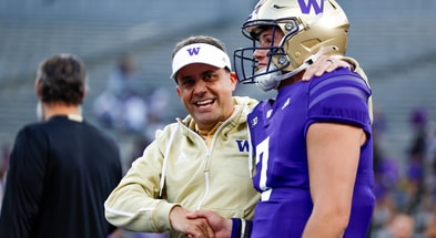 Jedd Fisch and Will Rogers by Joe Nicholson-USA TODAY Sports