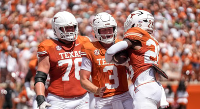 Michigan Wolverines football will host Quinn Ewers and Texas in Week 2. (Photo by Aaron E. Martinez/American-Statesman / USA TODAY NETWORK)