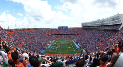 Ben Hill Griffin Stadium, home of the Florida Gators (UAA photo)