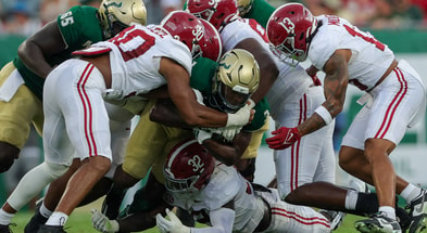 Alabama defense at USF