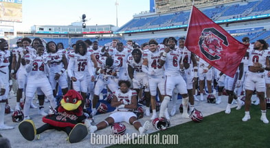 south carolina gamecocks celebrate