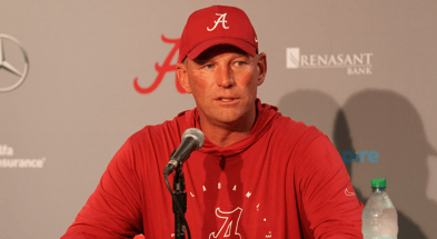 Alabama coach Kalen DeBoer