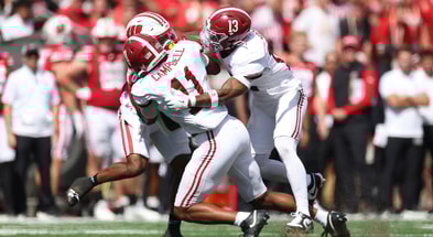 Alabama LB Jihaad Campbell and DB Malachi Moore