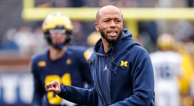 Michigan Wolverines football defensive backs coach LaMar Morgan was previously at Louisiana before joining the U-M staff in 2024. (Photo by Junfu Han / USA TODAY NETWORK)