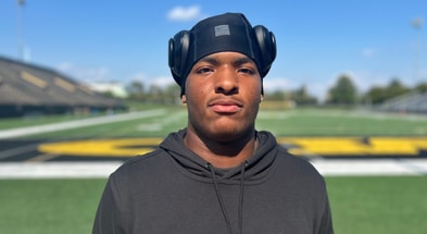 Irmo (South Carolina) 2027 OL Nate Carson pictured at his school (Photo: Chris Clark | GamecockCentral.com)