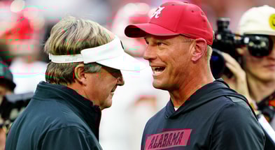 Georgia HC Kirby Smart, Alabama HC Kalen DeBoer