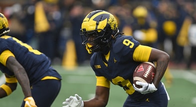 Michigan Wolverines football safety Rod Moore has 6 career interceptions. (Photo by Lon Horwedel / TheWolverine.com)