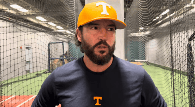 Tennessee baseball coach Tony Vitello. Credit: Volquest