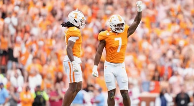 Jermod McCoy, Arion Carter, Tennessee Football | Caitie McMekin/News Sentinel / USA TODAY NETWORK via Imagn Images