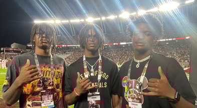 South Carolina signees  Malik Clark, Jordon Gidron, and Donovan Murph (Photo: Donovan Murph /X)