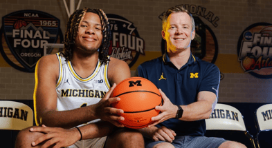Michigan basketball coach Dusty May landed a pledge from Trey McKenney out of Orchard Lake St. Mary's. Photo: Michigan basketball