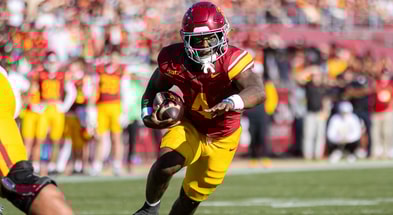USC running back Woody Marks carries the ball during a game against the Nebraska Cornhuskers