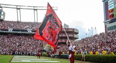 South Carolina's flag in Williams-Brice Stadium (Photo: Montez Aiken | GamecockCentral.com)