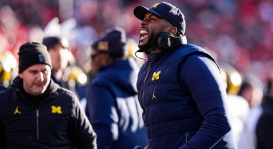 Michigan head coach Sherrone Moore