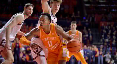 Jordan Gainey, Tennessee Basketball | Ron Johnson-Imagn Images