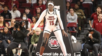 South Carolina women's basketball post player Adhel Tac (C.J. Driggers | GamecockCentral.com)
