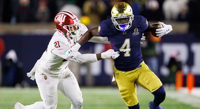 Notre Dame RB Jeremiyah Love vs. Indiana in the College Football Playoff
