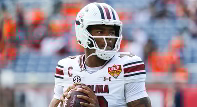 South Carolina quarterback LaNorris Sellers (Photo by Katie Dugan)