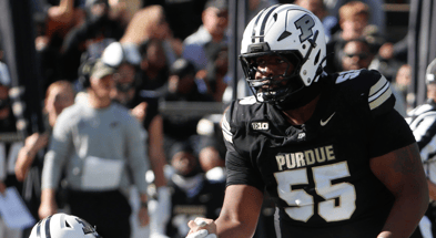 Purdue Boilermakers offensive lineman DJ Wingfield