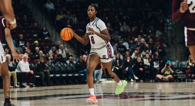 South Carolina women's basketball player Joyce Edwards vs. Texas A&M on Jan. 9, 2025 (Jackson Randall | GamecockCentral.com)