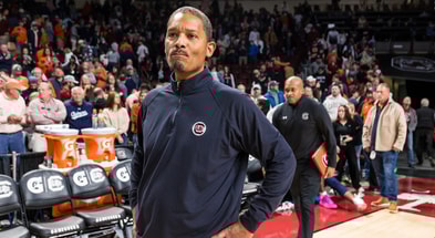 South Carolina basketball coach Lamont Paris. Photo by: Jeff Blake | Imagn Images