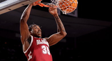 Alabama forward Derrion Reid
