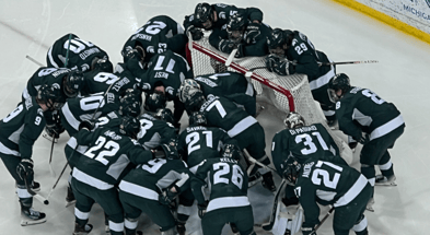 Michigan State dropped the series opener to Michigan on Friday (Photo courtesy of Michigan State athletics).